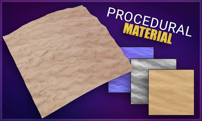 create procedural material for video games