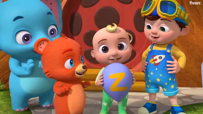 3d cartoon music animation video,3d kids animation, 3d character animation