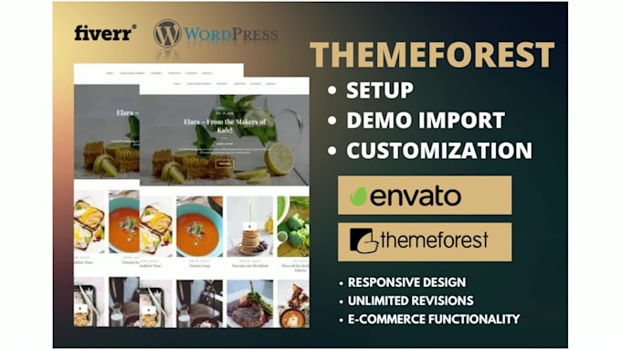 do themeforest wordpress theme installation demo import customization