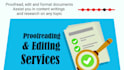 write high quality SEO articles, blog posts, proofread and edit content writings