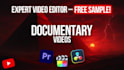 edit your youtube documentary video