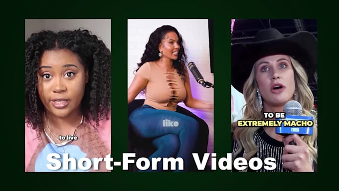 be your short form video editor for reel, youtube and tiktok