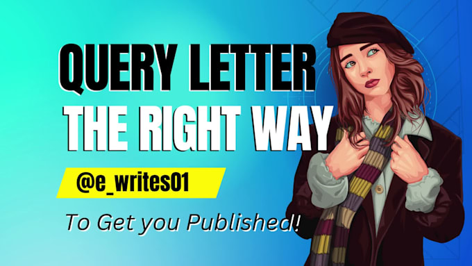 critique, edit or write a premium query letter, book proposal for you