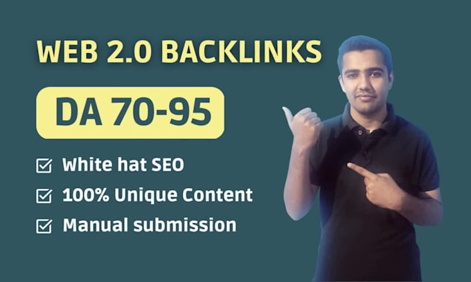 build web 2 0 backlinks manually for SEO rankings