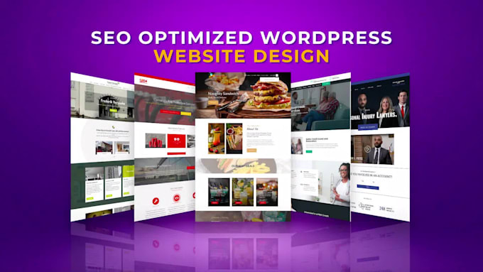 design SEO optimized stunning affordable wordpress website design