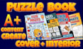 do custom challenges puzzle book cover and interior