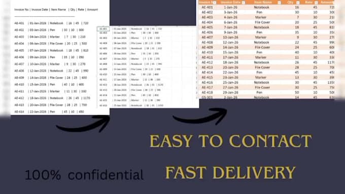 do data entry in excel