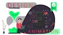 create modern and professional custom video and animated gif
