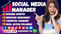 be your social media manager for your business