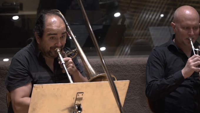 record a professional brass section