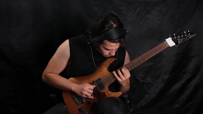 record professional metal guitar for your song