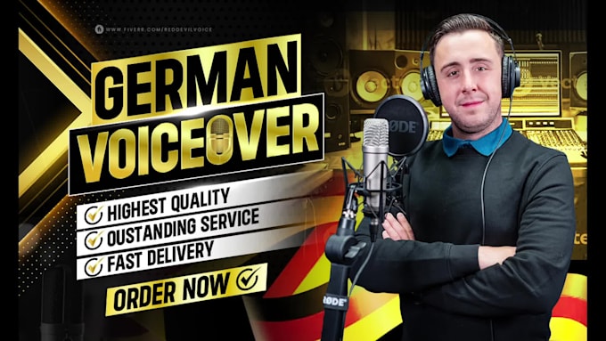 record your podcast intro in german