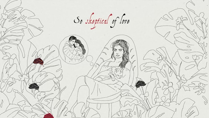 make a beautiful hand drawn lyric video