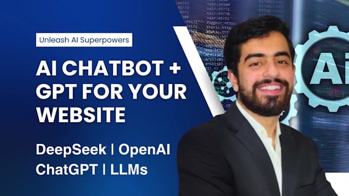 integrate ai chatbot, gpt, deepseek, openai in website or app, full stack