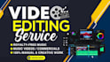 do best video editing for youtube, ads, gaming, and weddings professionally
