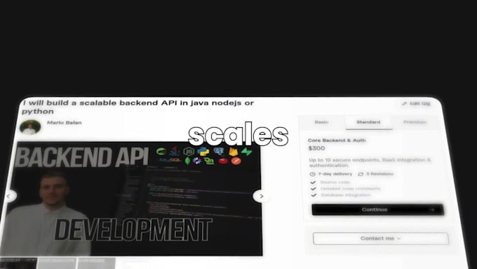 build a high performance scalable backend system