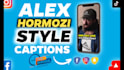 add closed captions like alex hormozi captions