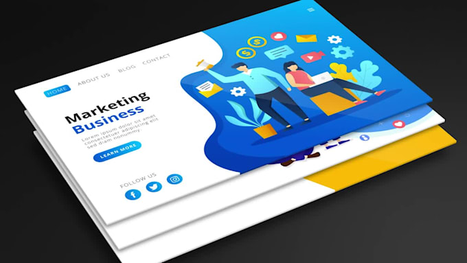 create an unique website presentation video or promo video