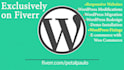do website development, web design with wordpress
