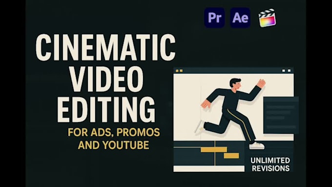 cinematic video editing for ads, promos, and youtube