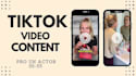 create a tiktok social media ugc video