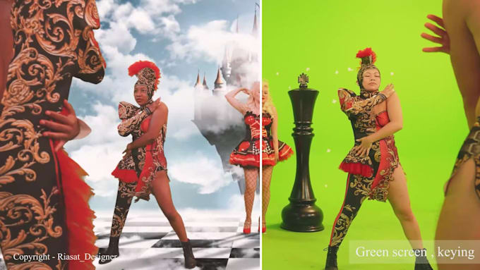 do vfx, rotoscoping ,tracking , composition, keying on your video