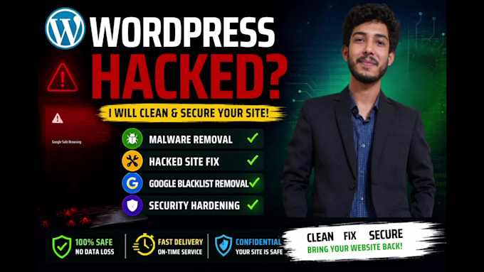 do wordpress malware removal and fix hacked website