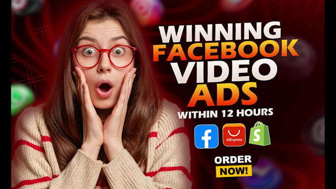 make shopify facebook video ads for dropshipping products