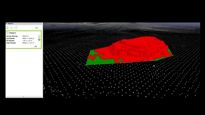 process photogrammetry, lidar for construction site volume calculations