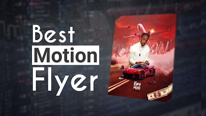 do ai animation motion flyer, motion posters for party, club or event flyer