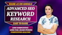 do advanced SEO keyword research and competitor analysis
