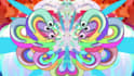 craft a vibrant glitchy and psychedelic lyric video for your song