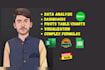do excel dashboard , data analysis, pivot table and charts