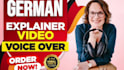 record a professional explaining video voice over
