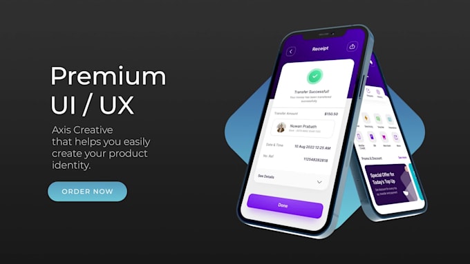 Design premium mobile app ui for ios and android by Axiscreativelk | Fiverr