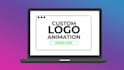 create a custom logo animation and youtube intro outro