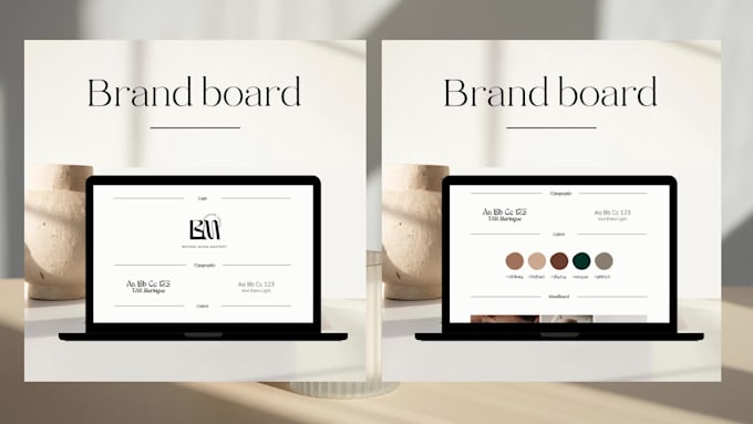 design a professional minimalist logo and custom brand identity