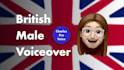 record a british male voice over in 24 hours