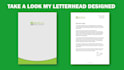 design print ready editable letterhead