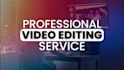 do professional video editing