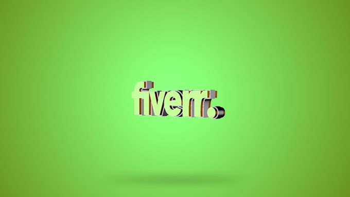 create a 3d rotating logo animation spin loop