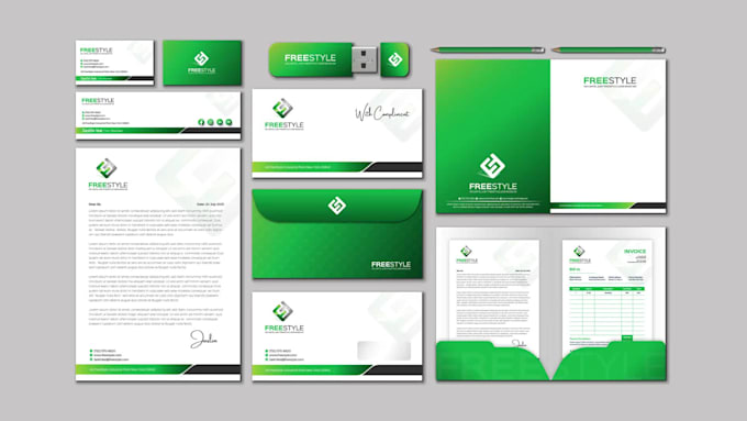 do business card design, letterhead and stationery design