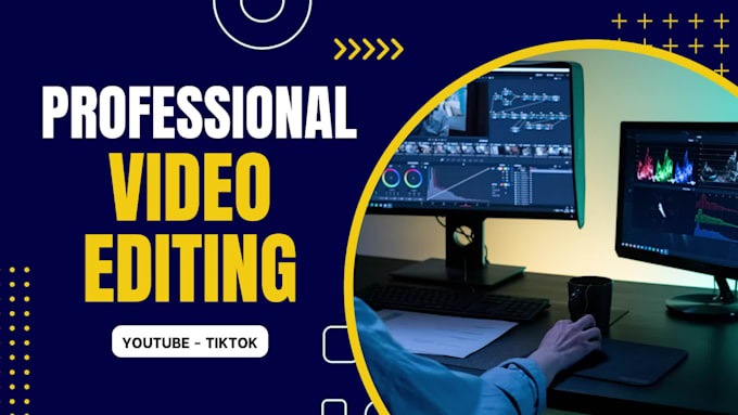 make a professional video editing for youtube, tiktok, etc