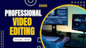 make a professional video editing for youtube, tiktok, etc