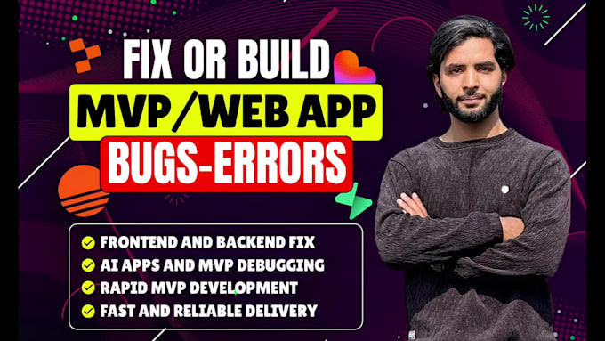 fix bugs or build base44 lovable replit supabase vibe coded website or app