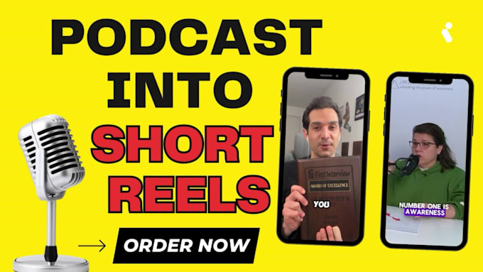 edit your podcast into engaging short form video clips