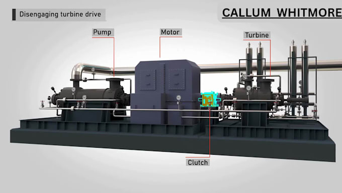 create 3d mechanical gear assembly animation machinery animation 3d cad design
