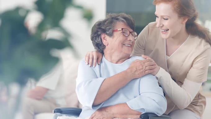 do elderly care facilities or senior care promo video ad