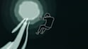 create hand drawn monochrome line art animated music video