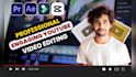 professionally edit video for your youtube channel